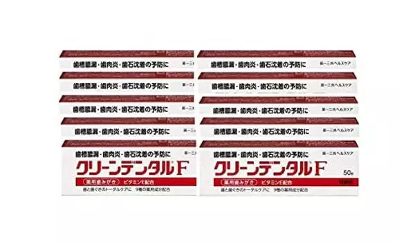 Лечебная зубная паста Daiichi Sankyo Healthcare Clean Dental F, набор из 10 штук