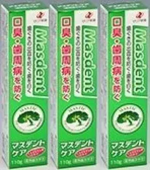 Лечебная зубная паста Mass Dent Care 110 г x 3 шт. набор