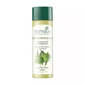 Лечебное масло Брингараджа: против выпадения волос (120 мл), Bio Bhringraj Therapeutic Oil For Falling Hair, Biotique 14.203125