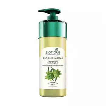 Лечебное масло Брингараджа: против выпадения волос (800 мл), Bio Bhringraj Therapeutic Oil for Falling Hair, Biotique 43.28125