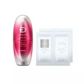 Лечебное средство для роста волос Scalp D Beaute для женщин с бонусом Medical Estology Scalp Serum Scalp D Beaute Лечебный шампунь Пробный набор x 2