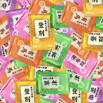 Лечебные соли для ванн Yuyado Meguri 120 упаковок