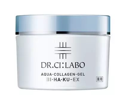 Лечебный аква-коллагеновый гель BIHAKU EX 200 г Отбеливающий Осветляющий Витамин С Высокая Популярность Большие Поры Подарочная Косметика Для Ухода За Кожей [Лосьон, Эссенция, белый