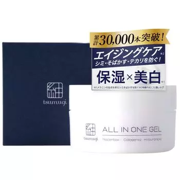 Лечебный гель 100 г. Лосьон после бритья с плацентой Tsumugi Cosmetics Tsumugi Labo TSUMUGI LABO Мужское все в одном (Тонер для мужчин)