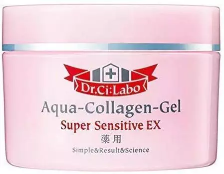 Лечебный гель Aqua Collagen Super Sensitive EX 120 г Dr.. CiLabo кремовый