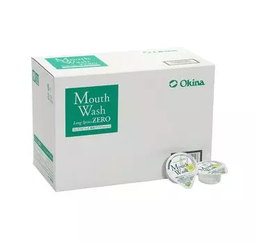 Лечебный ополаскиватель для полости рта Okina Long Spin ZERO 14 мл Сделано в Японии (Цитрусовый Мята/Безалкогольный) [Квази-наркотик] 100 штук