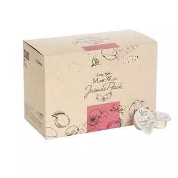 Лечебный ополаскиватель для полости рта Okina Long Spin, изготовленный в индивидуальной упаковке цвета персика и жасмина [квази-лекарство] Япония, упакованный, (100 шт., Чай)
