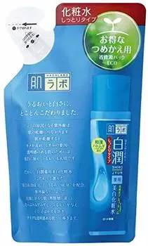 Лечебный отбеливающий лосьон Hada Labo Hakujun содержит арбутин высокой чистоты x витамин C x экстракт японской и китайской перловой крупы, сменный блок увлажняющего типа