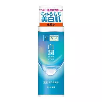Лечебный отбеливающий лосьон Hada Labo Hakujun содержит 3 отбеливающих ингредиента 170 мл (х 1)