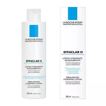 Лечебный увлажняющий лосьон для Effaclar Moisture Balance Lotion 200 мл Moist Single item 200 мл Roche-Posay [Квази-лекарственный препарат для кожи, склонной к акне] (х 1)