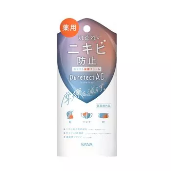 Лечебный защитный крем Sana Puretect AC 40 г Защитный крем, который уменьшает трение и защищает вашу кожу. Предотвращает появление угрей на грубой коже. Содержит