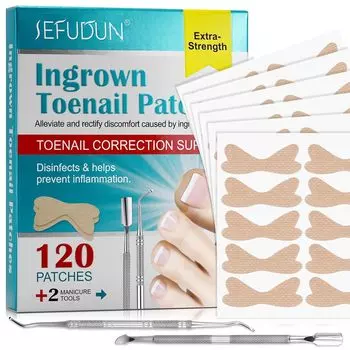 Лечение вросшего ногтя, 120 шт. дышащих полосок для вросшего ногтя, безболезненный инструмент для вросшего ногтя, профессиональный педикюр для вросшего ногтя 1PC
