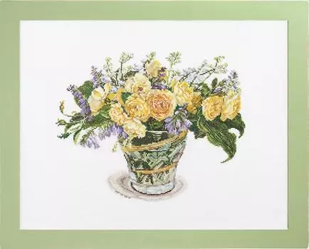 LECIEN Embroidery Kit Cosmo Fujico collction Graham Thomas and Buttercup белый
