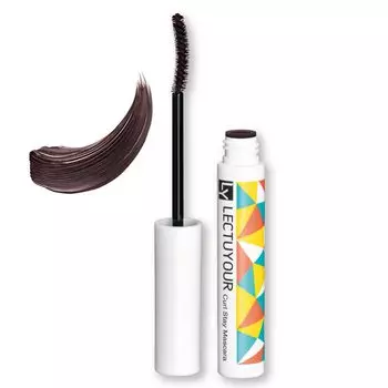 Lecture Curl Stay Mascara Brown Black in Catch Lift Brush Mascara Kaori Nagai Техника макияжа Мини-книга в комплекте Downward Lifting Natural Eyes Upward