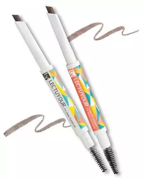 Lecture Fit Stay Eyebrow Limited Modern Brown в бровях Kaori Nagai Adherence Водостойкая, устойчивая к себума, прочная, не отпадет с мягких бровей