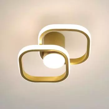 LED Ceiling Lamp SENQIU 25W Cool White 4500K Round Modern Ceiling Lamp for Living Room Kitchen Dia 28cm