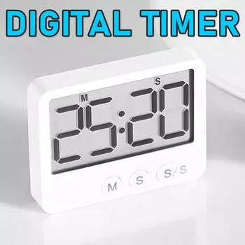 LED Digital Alarm Clock Electronic Digital Alarm Clock Screen Desktop Clock For Home Office Backlight Temperature Display чёрный
