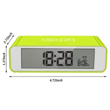 LED Digital Clock Electronic Flip Alarm Clock Silent Watch Luminous Snooze Table Clocks Touch Sensor Wake Up Watch Home Decor розы красного