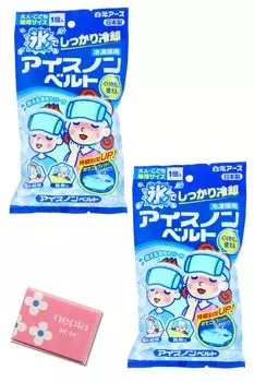 Лед для взрослых и головы, охлаждающий лоб без пояса, для детей, многоразовый, [x2]