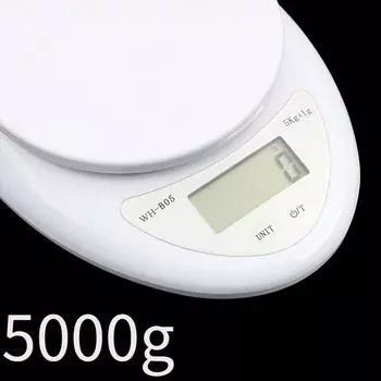 LED Electronic Scales 5kg/1g Food Coffee Balance Measuring Weight Portable Digital Baking Scale Kitchen Accessories Tools CHINA