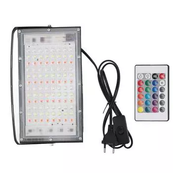 Светодиодный прожектор для улицы 100 Вт, меняющий цвет, светодиодный сценический ландшафтный светильник, наружные прожекторы RGB IP66