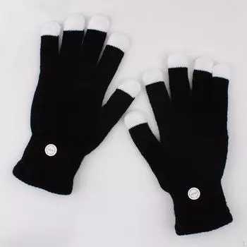 LED Gloves Finger Lighting Flashing Light for Game Costume Rave Outdoor
