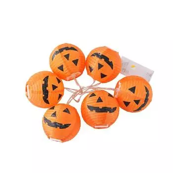 LED Halloween Pumpkin String Fairy Lights Party Decor Hanging Prop Lamp