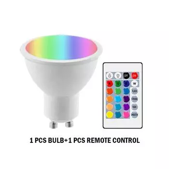 LED infrared remote control RGBW GU10 AC100-240V 6W 24 key remote control dimming color lights suitable for party bars AC100-240V&1 pcs