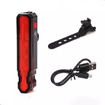 LED & Leser Bicycle Light IPX-5 Waterproof Rate USB Rechargeable Rear Tail Lamp