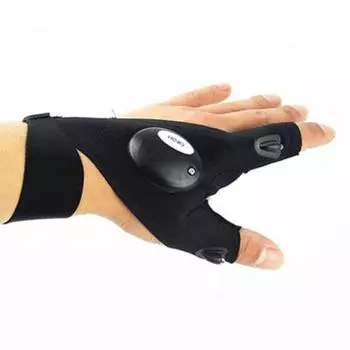 Led Light Finger Lighting Gloves Auto Repair Outdoors Flashing Hot Artifact Left