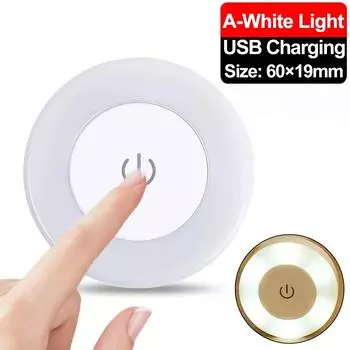 Led Light Portable USB Rechargeable Night Light for Living Room and Bedroom Lighting Lamps Lamp Home Decorations Decor Lights