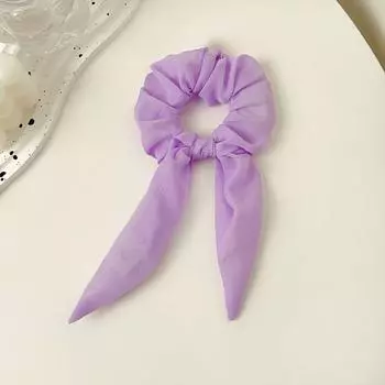 LED Luminous Hair Bands Scrunchies Bow Light Up Rubber Band Fashion Women