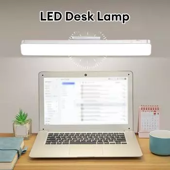 Светодиодная лампа для макияжа USB Защита глаз Перезаряжаемая портативная подвесная магнитная лампа Настольная лампа Ночная лампа Настольные лампы для чтения чёрный