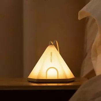 Светодиодный ночник 6 режимов освещения перезаряжаемый светильник для спальни прикроватный светильник USB ночное освещение для кемпинга