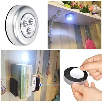 LED Night Light Body Induction Motion Sensor Lamp Emergency Light USB Rechargeable Lamp Bedroom Bathroom Stair Bedside Kitchen