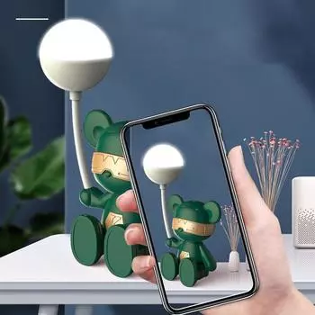 LED Night Light USB Charging Learning Student Eye Protection Table Light Atmosphere Decoration Birthday Gift for Boys and Girls USB Plug