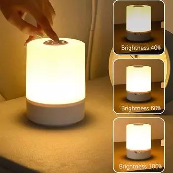 Led Night Lights Rechargeable Remote Desktop Night Lamps Bedroom Bedside Lighting Decoration Touch Reading Led Table Lamps