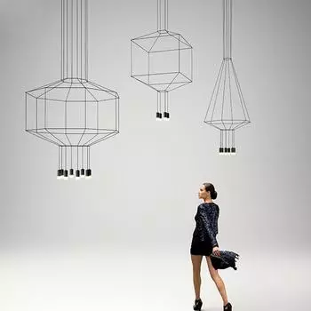 Светодиодные подвесные светильники G9 Industrial Iron Art Long Line Настенный светильник черного цвета в минималистском стиле, подвесной для спальни, гостиной, украшения Cold White