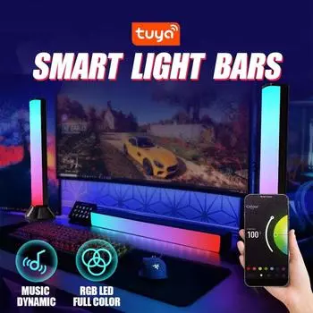 LED Pickup Light bluetooth App Control Music Rhythm Lights Smart RGB Symphony Lamp Gaming Bar TV Computer Desk Ambient Lamp 5W