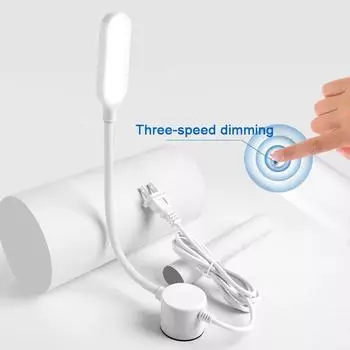 Светодиодная лампа для освещения швейной машины с сенсорным затемнением, промышленная светодиодная лампа 10/30, гибкая, регулируемая, на 360°, для цоколя, адсорбционные рабочие лампы