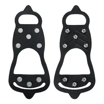 лед снег легко подходит для поездок на работу унисекс противоскользящие шипы, противоскользящие шипы, захват, портативный, защита, установка, съемный, съемный,