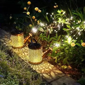 LED Solar Water Bottle Lamp Hanging Water Bottle Lamp Suitable For Decorative Lights In Gardens, Courtyards, And Lawns