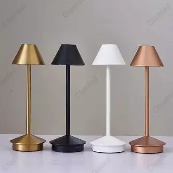 LED Table Lamp Retro Bar Coffee 3 Color Touch Sensor Rechargeable Lamp Dining Bar Table Decoration Night Light for Living Rome Touch Rechargeable