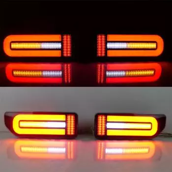 LED taillight-Jimny black background with blackened surface (right)