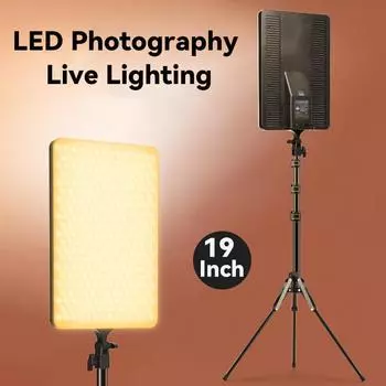 LED Video Light Panel Photo Studio Kits 3200K-5700K Softer Lighting for Tiktok Studio Outdoor Shooting Portraits Live YouTube us