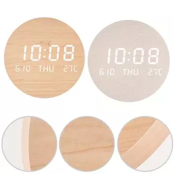 LED wall clock creative clock living room silent clock fashion wall clock Type A