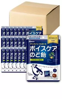Леденцы для горла Kanro Voice Care 70 г x 60 шт. для коммерческого использования Леденцы для горла Candy Value GOS Original [Коробка продана]