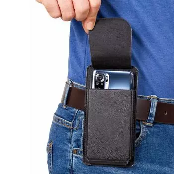 Lederax Holster Bag Искусственная кожа Поясная сумка на магните
