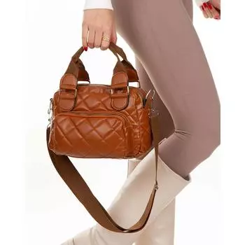 Lederax Кожаная сумка через плечо из искусственной кожи Стеганая дизайнерская сумка через плечо LD333