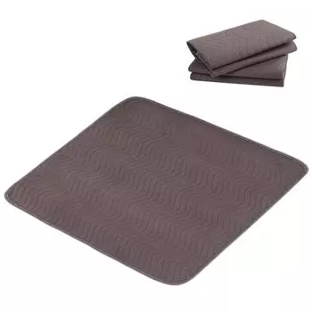 ledmomo коврик для мочи, простыня для мочи, водоотталкивающая, быстросохнущая, для ухода за больными, моющаяся, суперабсорбирующая, многоразовая, для мочи, для собак, кошек, домашних животных, товары для животных, кофейного цвета